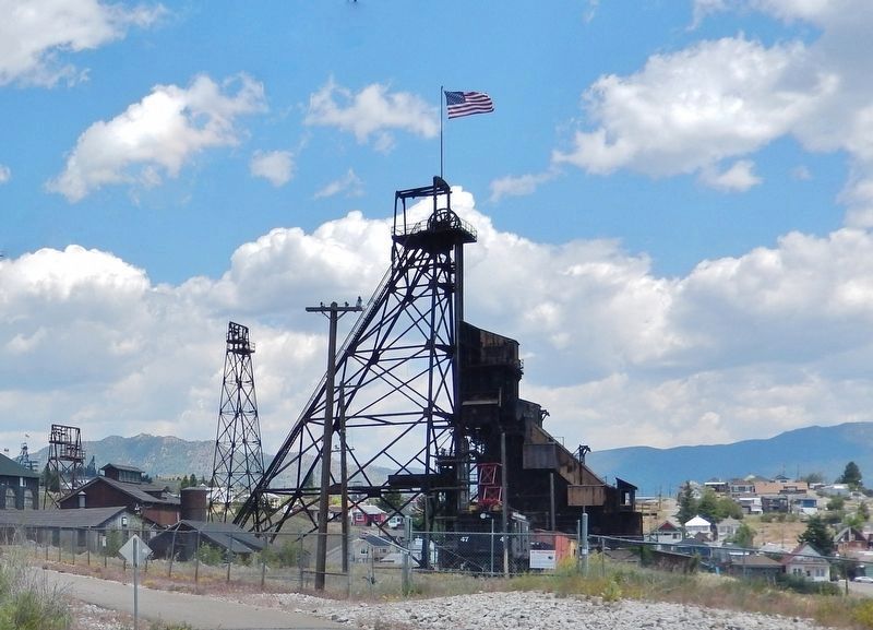 Anselmo Mine Headframe. Click for full size. Anselmo Mine Headframe image. Click for full size.