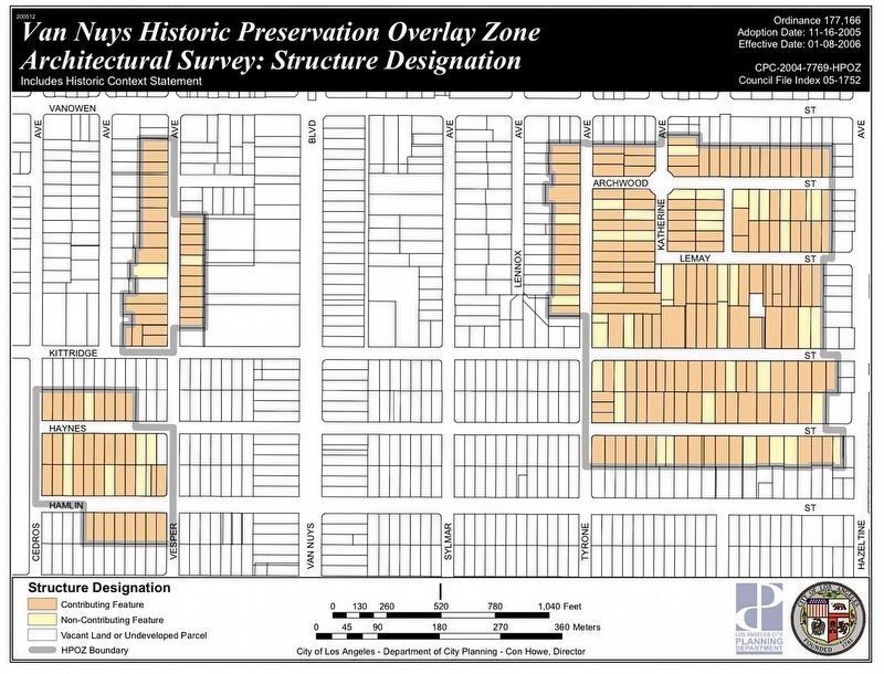 Van Nuys Historic District. Click for full size. Van Nuys Historic District image. Click for full size.