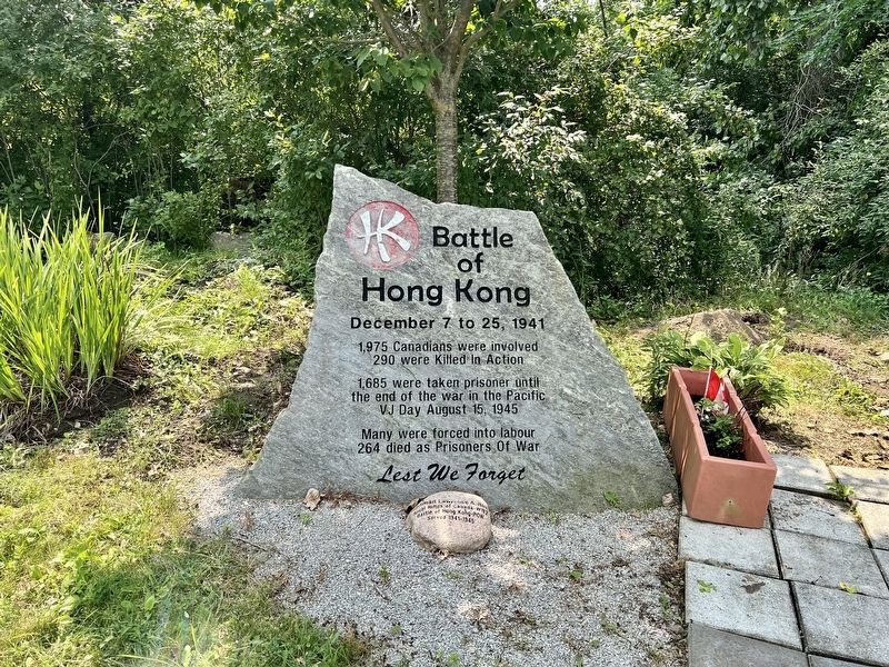 Battle of Hong Kong Marker. Click for full size. Battle of Hong Kong Marker image. Click for full size.