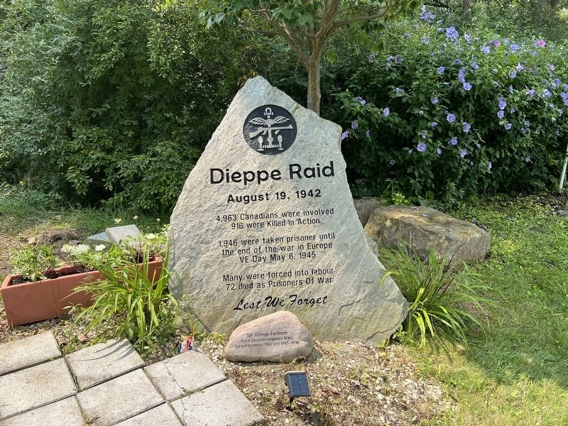 Dieppe Raid Marker image. Click for full size.