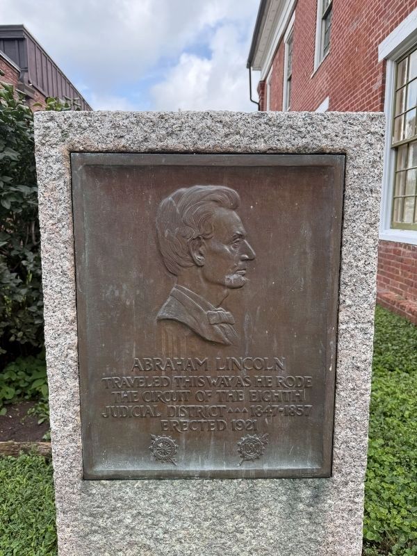 Abraham Lincoln - Eighth Judicial District Marker. Click for full size. Abraham Lincoln - Eighth Judicial District Marker image. Click for full size.