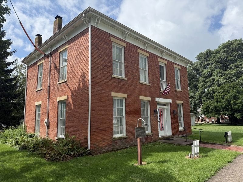 Stevenson House Photo w/Marker. Click for full size. Stevenson House Photo w/Marker image. Click for full size.