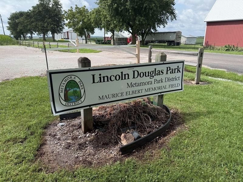 Lincoln Douglas Park Sign. Click for full size. Lincoln Douglas Park Sign image. Click for full size.