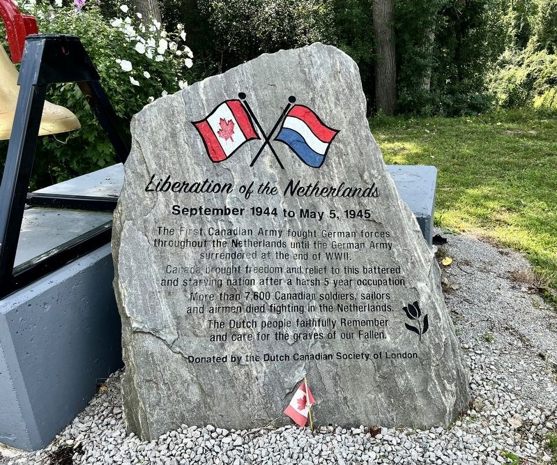 Liberation of the Netherlands Marker image. Click for full size.