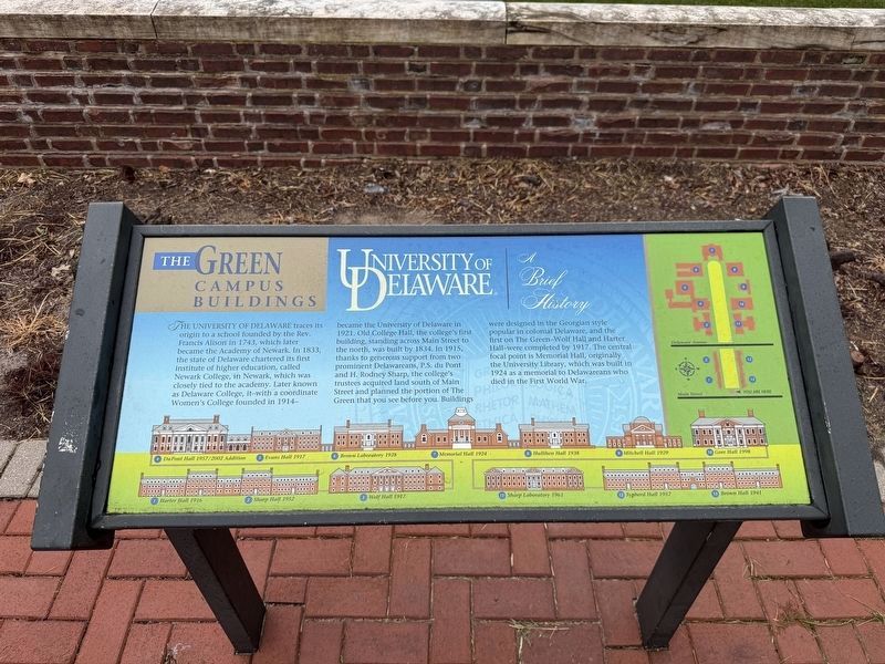 University of Delaware Marker image. Click for full size.