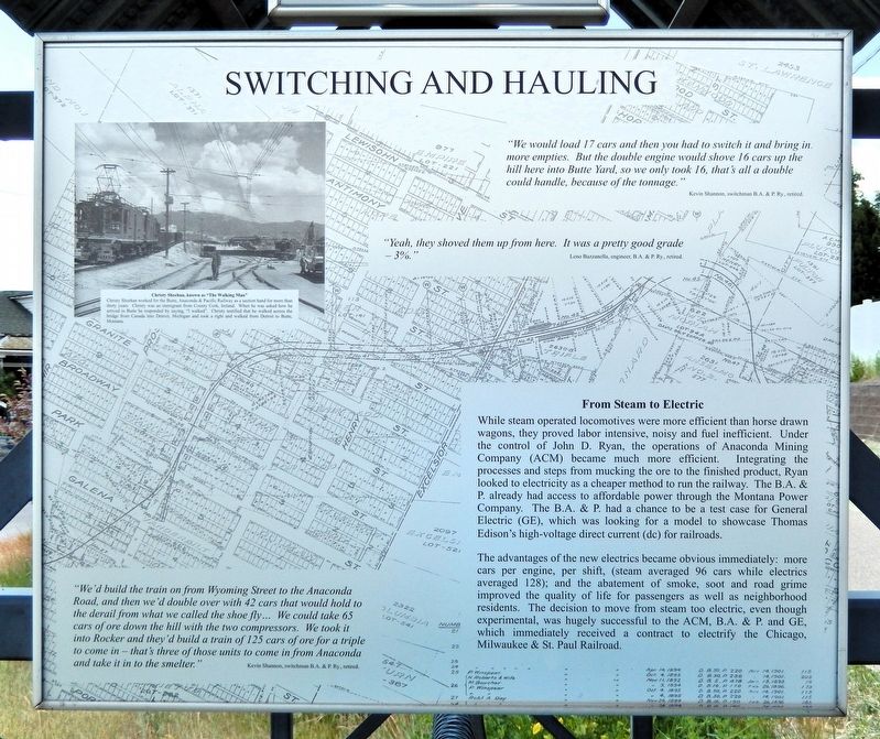 Switching & Hauling Marker. Click for full size. Switching & Hauling Marker image. Click for full size.