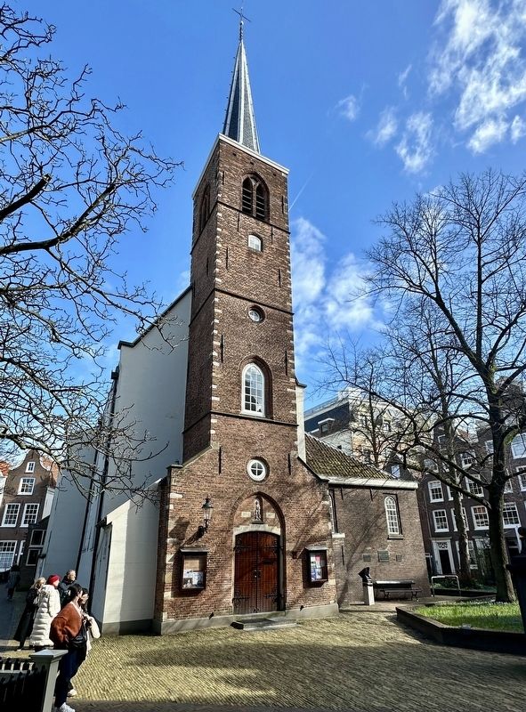 English Reformed Church and marker image. Click for full size.