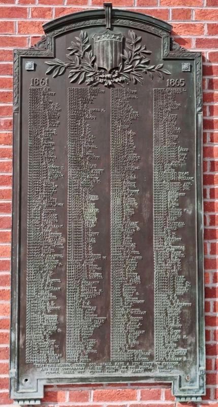 Fulton County Civil War Memorial Honor Roll image. Click for full size.