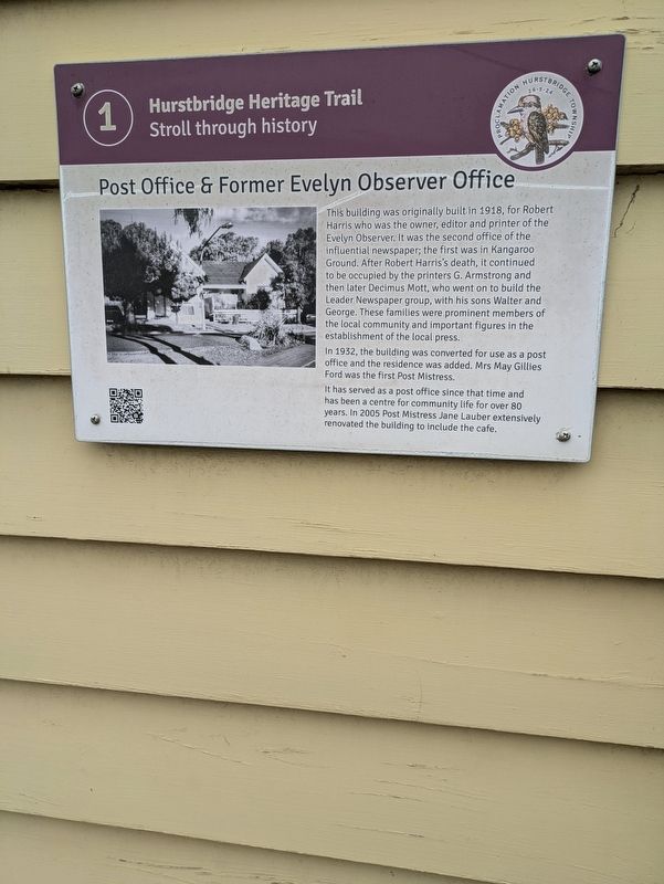 Post Office & Former Observer Office Marker. Click for full size. Post Office & Former Observer Office Marker image. Click for full size.
