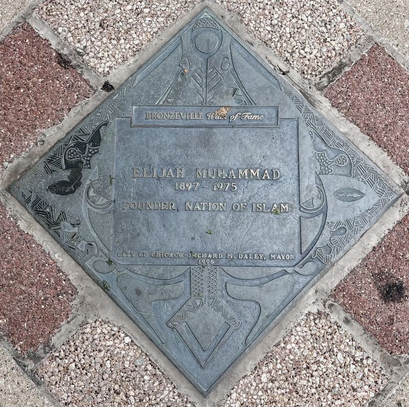 Elijah Muhammad Marker. Click for full size. Elijah Muhammad Marker image. Click for full size.