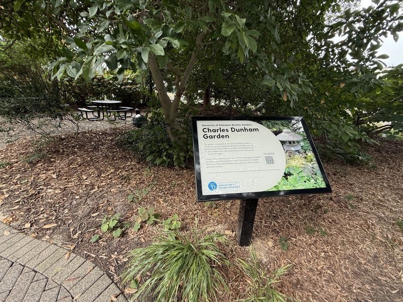 Charles Dunham Garden Marker. Click for full size. Charles Dunham Garden Marker image. Click for full size.