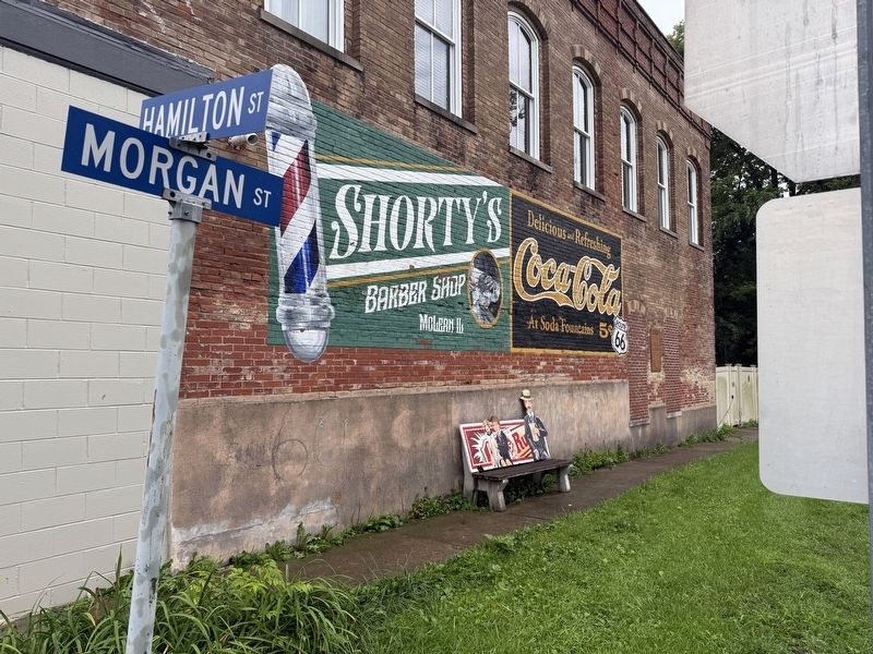 Mural Dedication Marker Street Sign View. Click for full size. Mural Dedication Marker Street Sign View image. Click for full size.