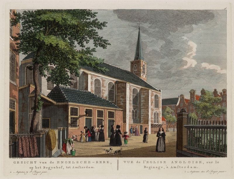View of the English Church at the Begijnhof in Amsterdam image. Click for full size.