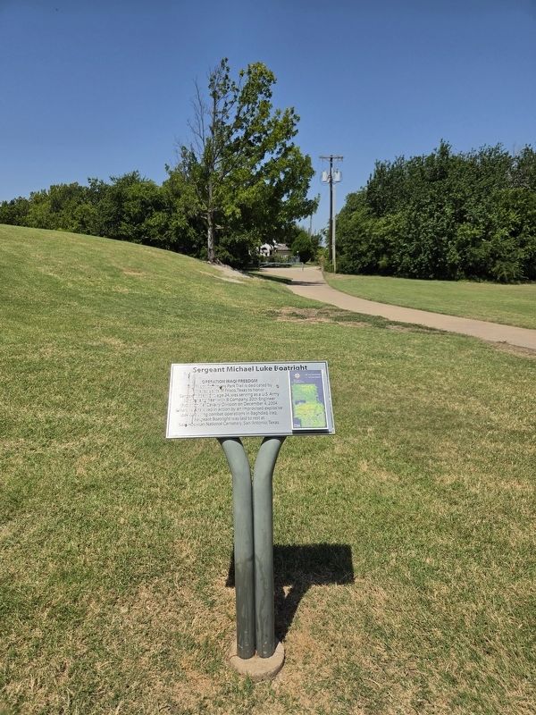 Sergeant Michael Luke Boatright Marker. Click for full size. Sergeant Michael Luke Boatright Marker image. Click for full size.