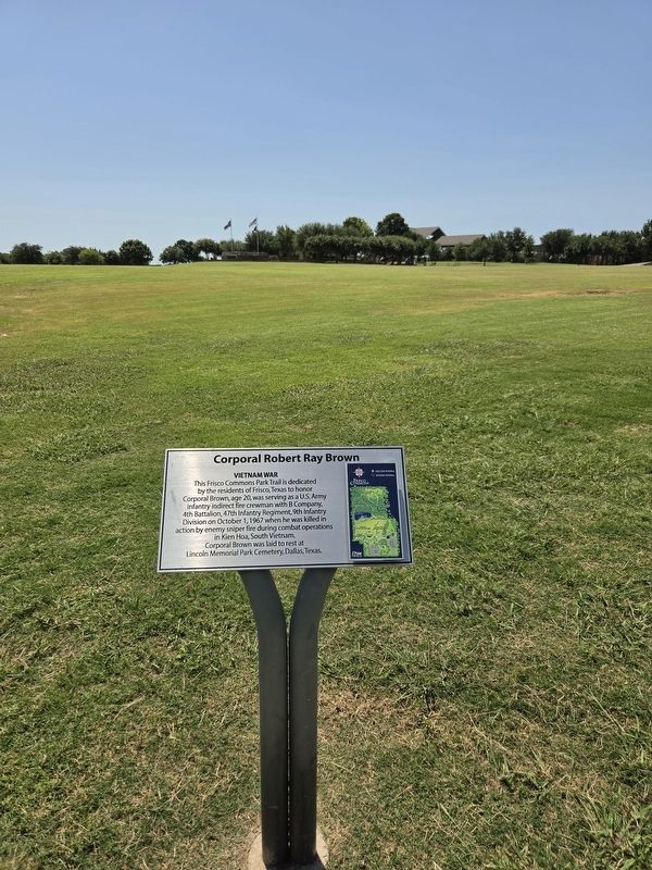 Corporal Robert Ray Brown Marker. Click for full size. Corporal Robert Ray Brown Marker image. Click for full size.