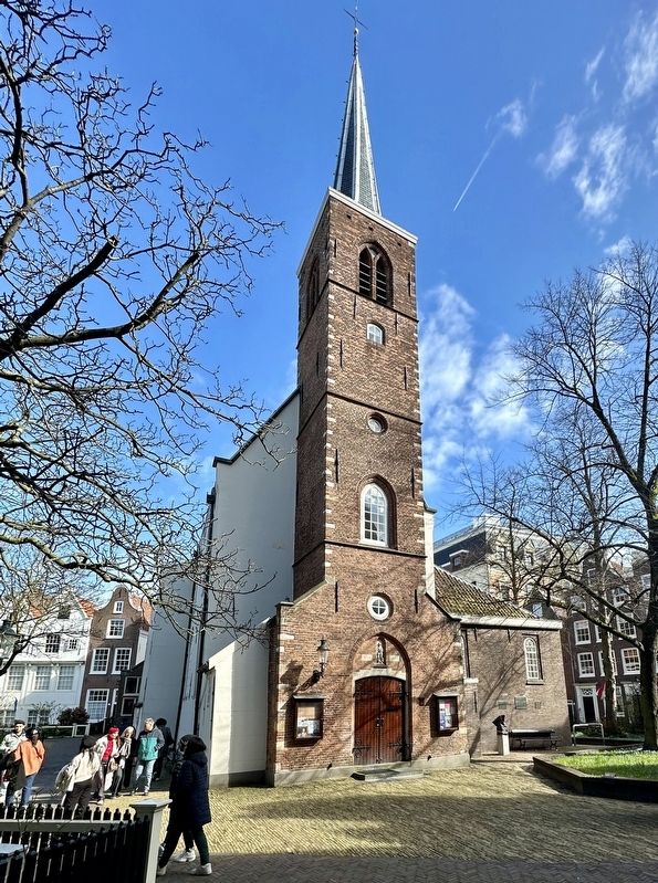 English Reformed Church and markers. Click for full size. English Reformed Church and markers image. Click for full size.