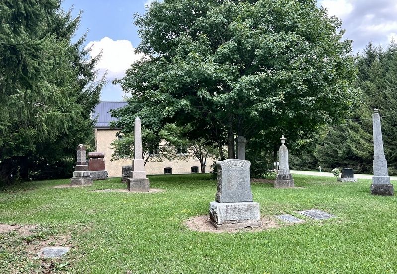 Former East Williams Baptist Church and Cemetery in 2026 image. Click for full size.