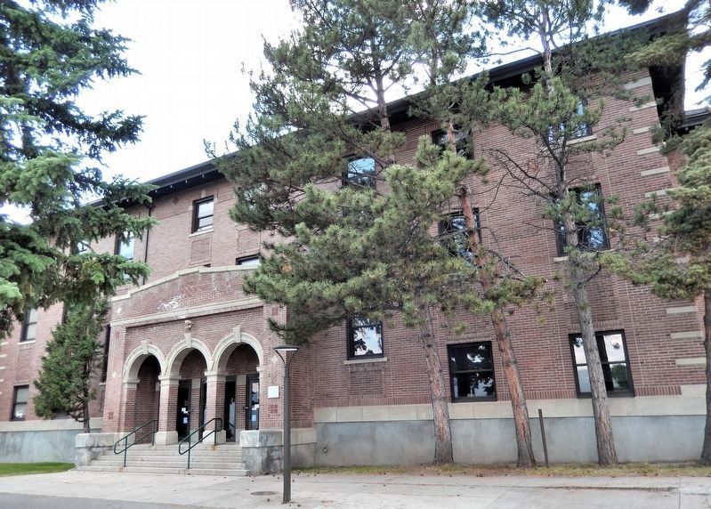 Montana Tech Gymnasium (<i>northeast elevation</i>) image. Click for full size.
