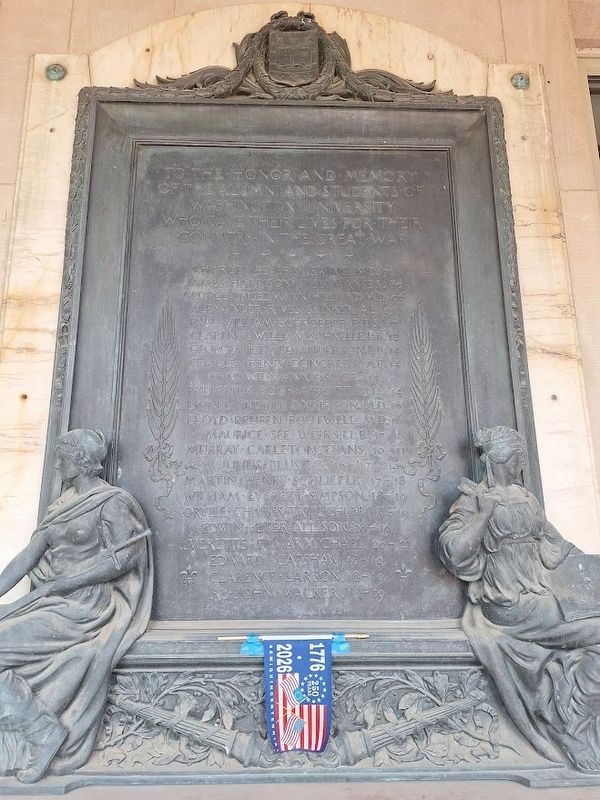 World War I Memorial Marker. Click for full size. World War I Memorial Marker image. Click for full size.