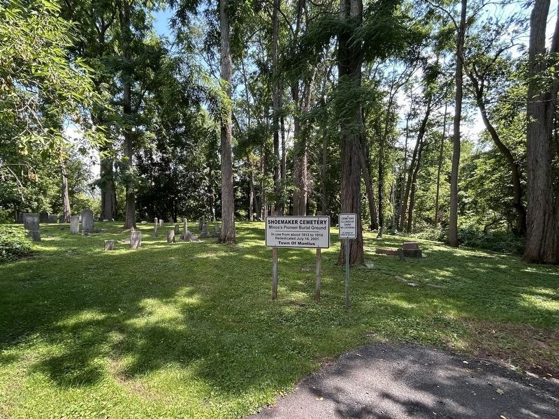 Shoemaker Cemetery Marker image. Click for full size.