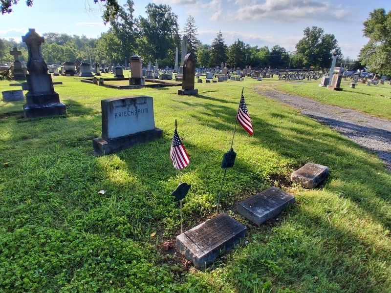 Philip Evans Kriechbaum Marker. Click for full size. Philip Evans Kriechbaum Marker image. Click for full size.