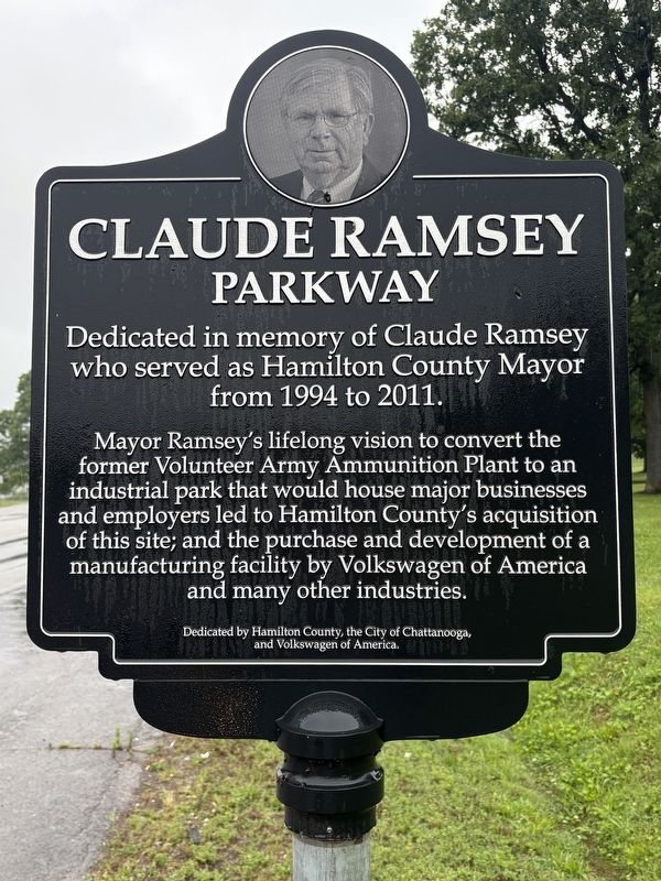 Claude Ramsey Parkway Marker image. Click for full size.
