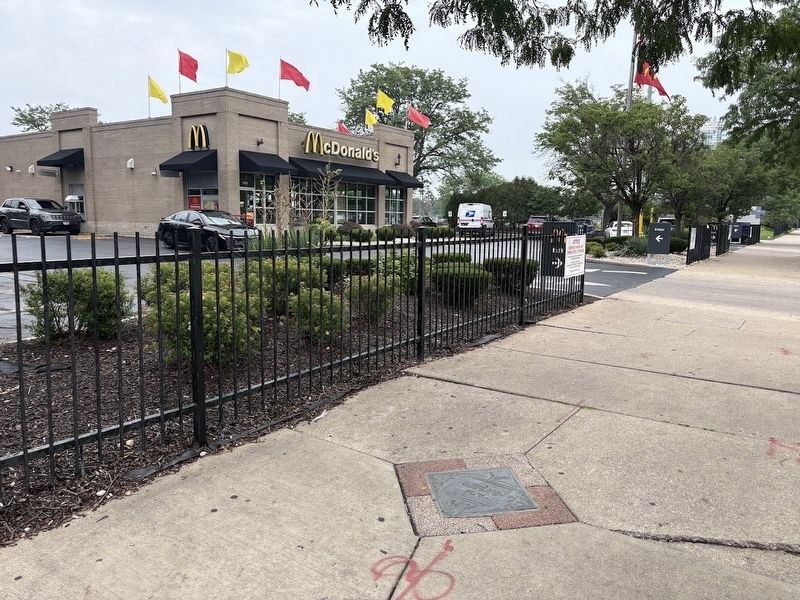 Bessie Coleman Marker on King Drive near McDonald's. Click for full size. Bessie Coleman Marker on King Drive near McDonald's image. Click for full size.