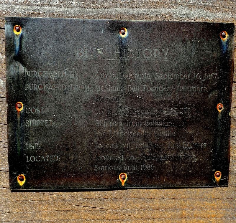 Bell History Marker. Click for full size. Bell History Marker image. Click for full size.