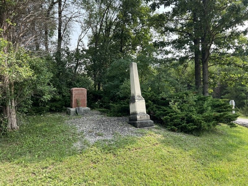 Grave markers in the McTaggart Cemetery in 2026. Click for full size. Grave markers in the McTaggart Cemetery in 2026 image. Click for full size.