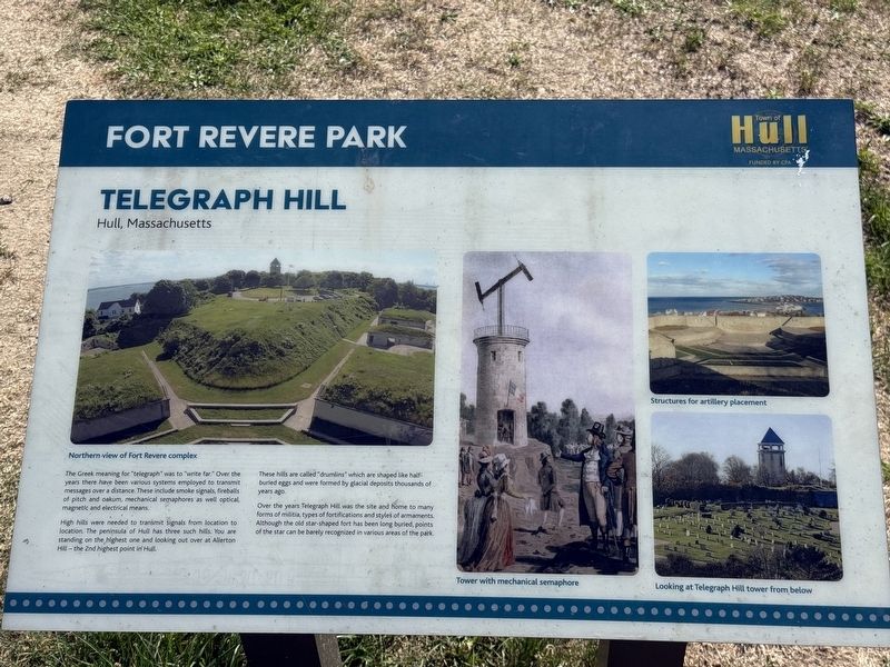Telegraph Hill Marker. Click for full size. Telegraph Hill Marker image. Click for full size.