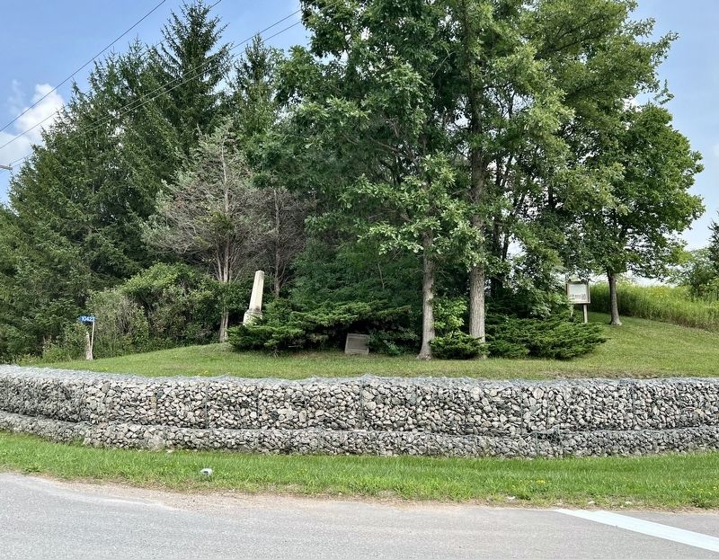 McTaggart Cemetery Marker. Click for full size. McTaggart Cemetery Marker image. Click for full size.