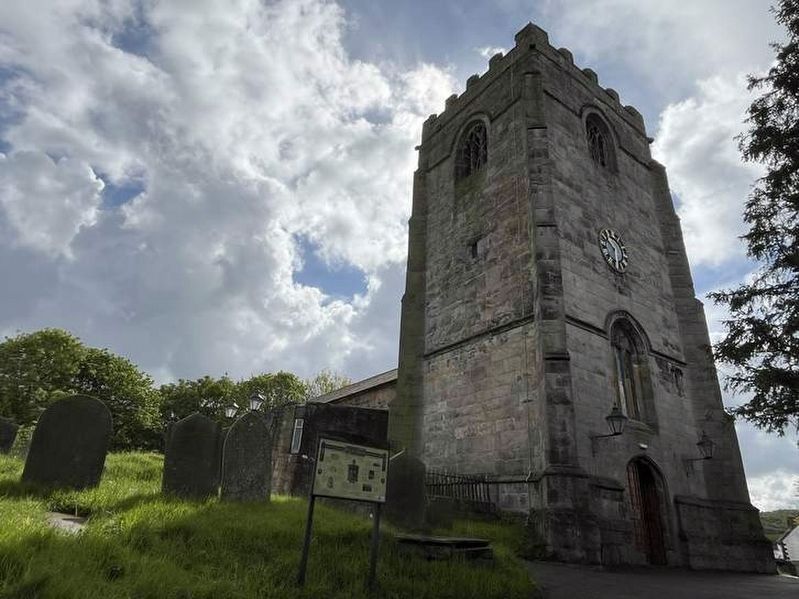 Hope Parish Church and Marker. Click for full size. Hope Parish Church and Marker image. Click for full size.