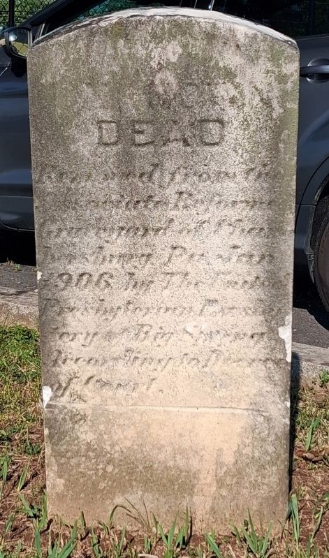 Associate Reformed Church Unknown Dead Marker. Click for full size. Associate Reformed Church Unknown Dead Marker image. Click for full size.