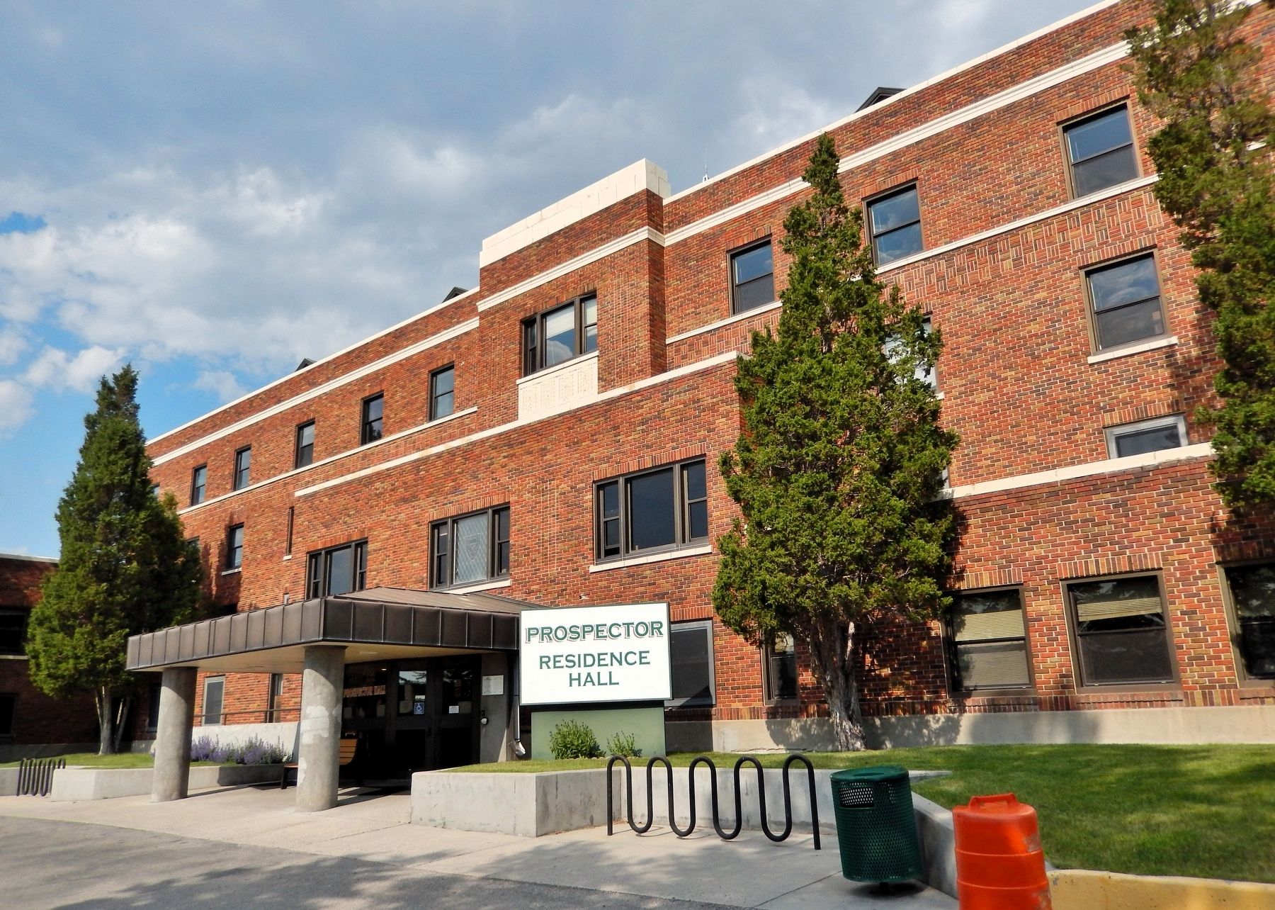 Prospector Hall (<i>southwest elevation</i>) image. Click for full size.