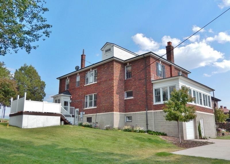 Montana Tech President's Residence<br>(<i>northwest elevation</i>) image. Click for full size.