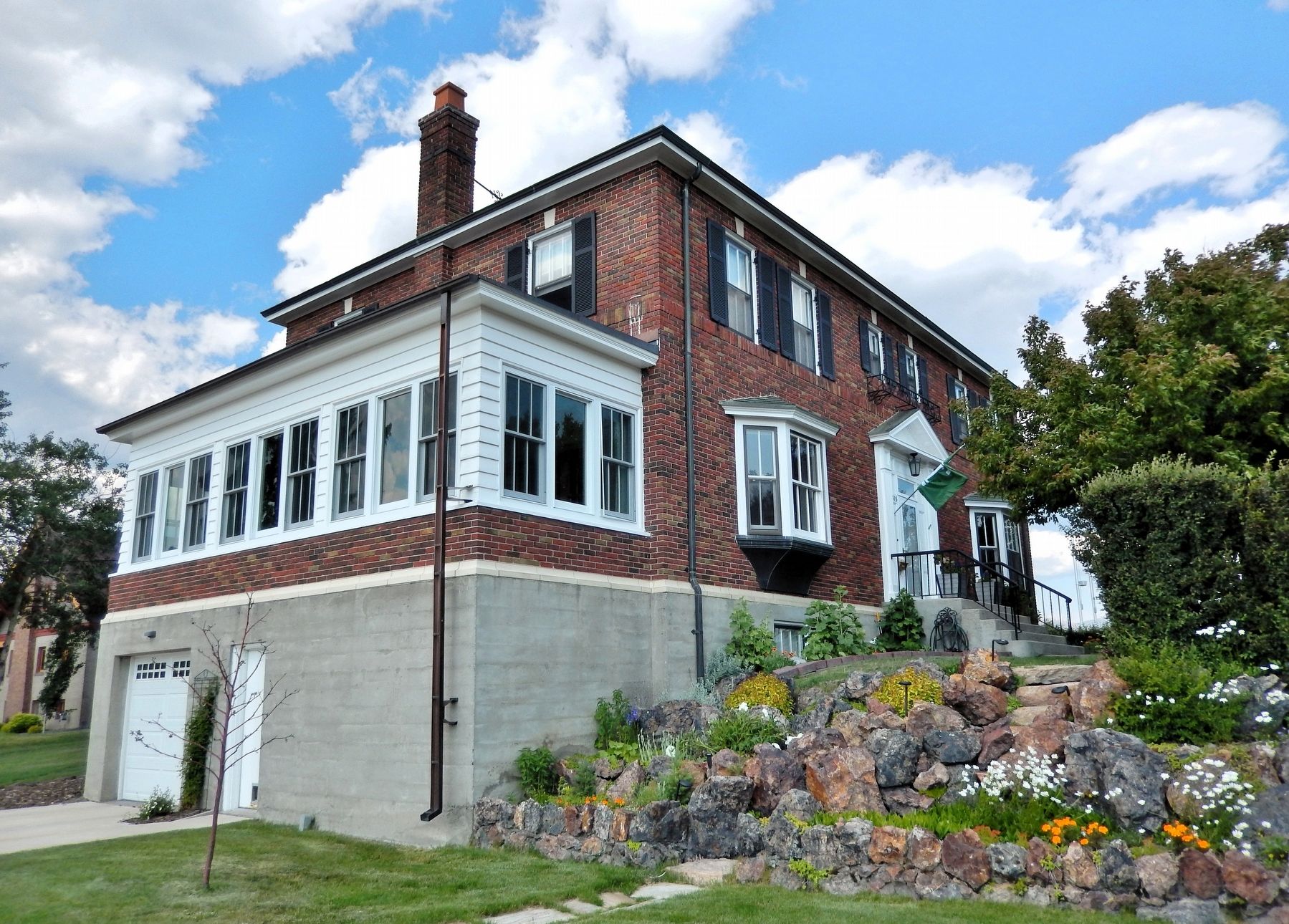 Montana Tech President's Residence (<i>southwest elevation</i>) image. Click for full size.