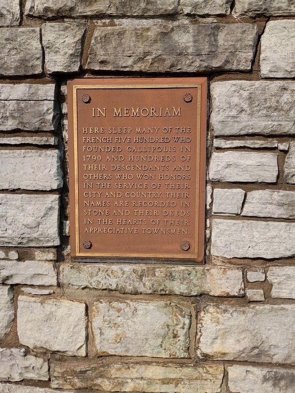 In Memoriam Marker. Click for full size. In Memoriam Marker image. Click for full size.