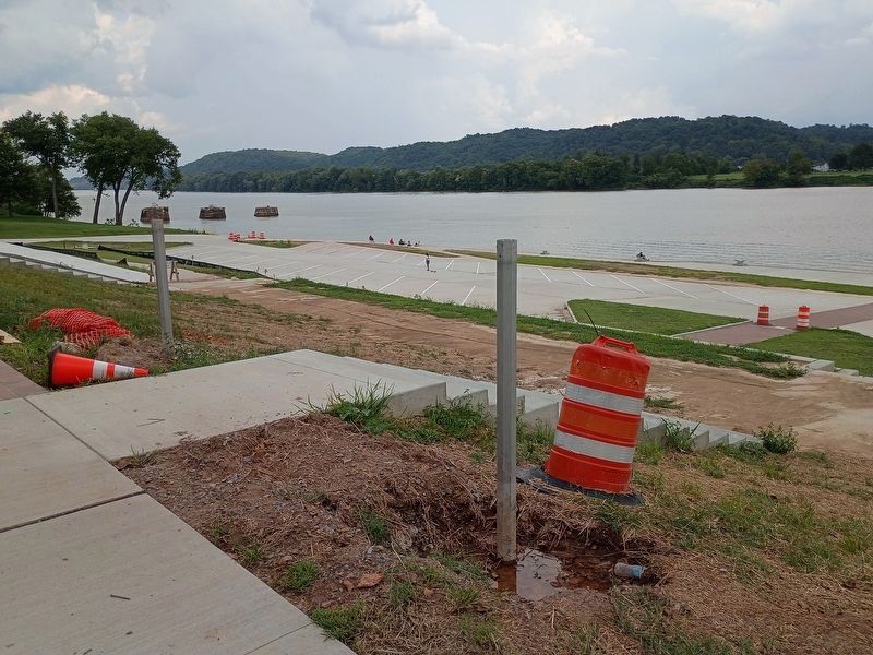 The Landing of the Welsh in Gallipolis / The Welsh in Gallia and Jackson Counties Marker Site image. Click for full size.
