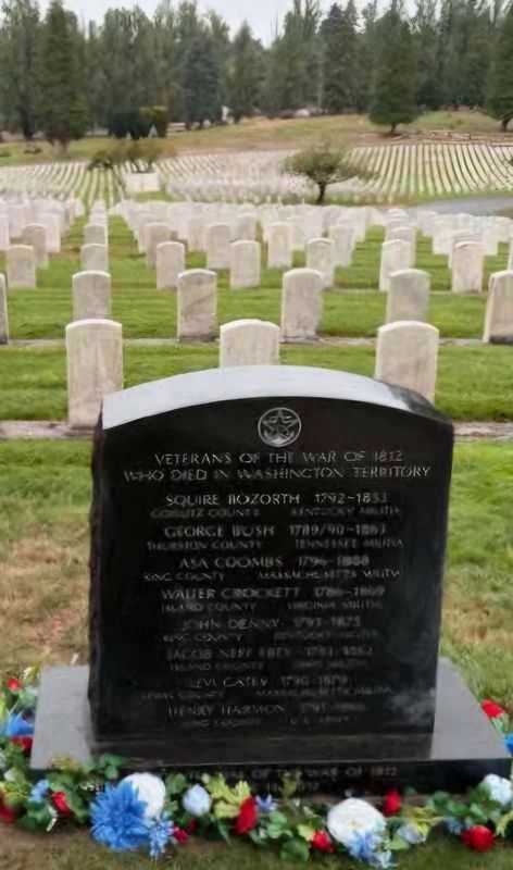 Veterans of the War of 1812 Marker. Click for full size. Veterans of the War of 1812 Marker image. Click for full size.