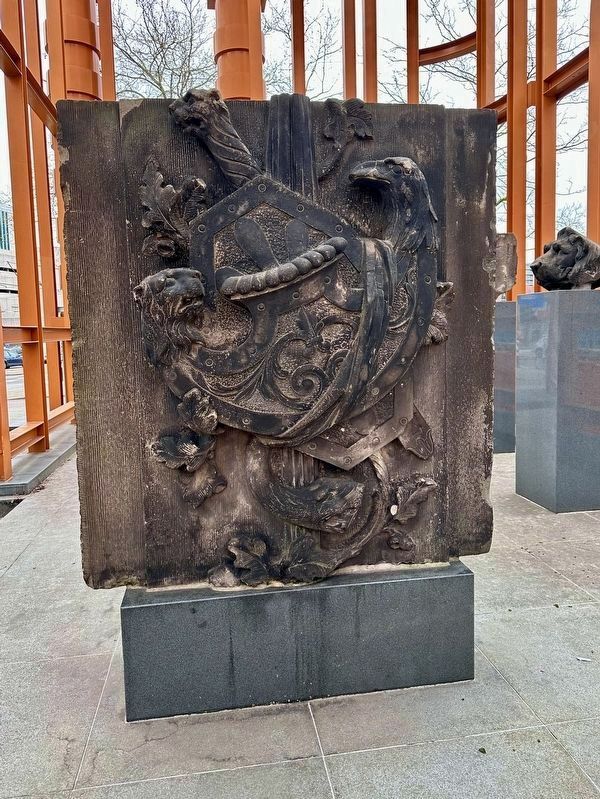 Fragment of former gate (mentioned on the marker). Click for full size. Fragment of former gate (mentioned on the marker) image. Click for full size.