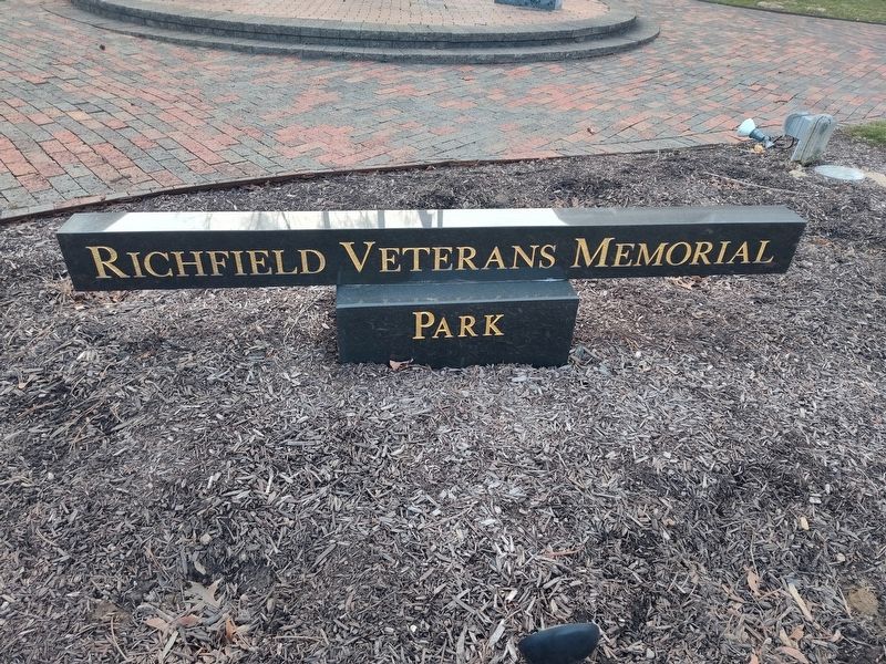 Richfield Veterans Memorial Park Marker image. Click for full size.