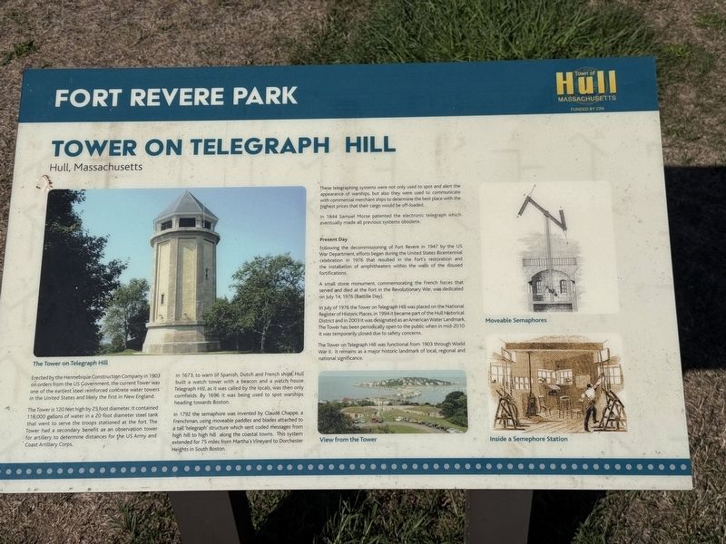 Tower on Telegraph Hill Marker. Click for full size. Tower on Telegraph Hill Marker image. Click for full size.