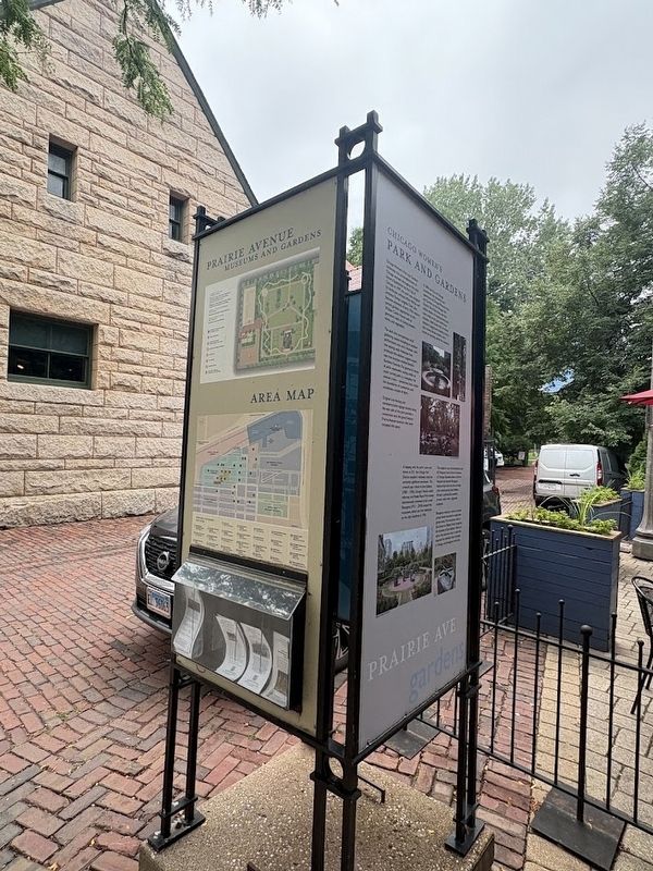 Chicago Women's Park and Gardens Marker. Click for full size. Chicago Women's Park and Gardens Marker image. Click for full size.