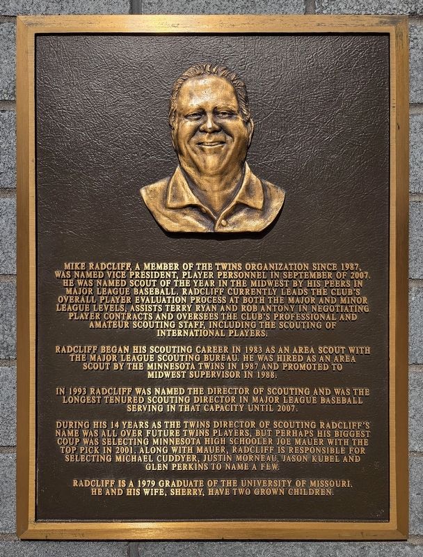 Mike Radcliff Marker. Click for full size. Mike Radcliff Marker image. Click for full size.