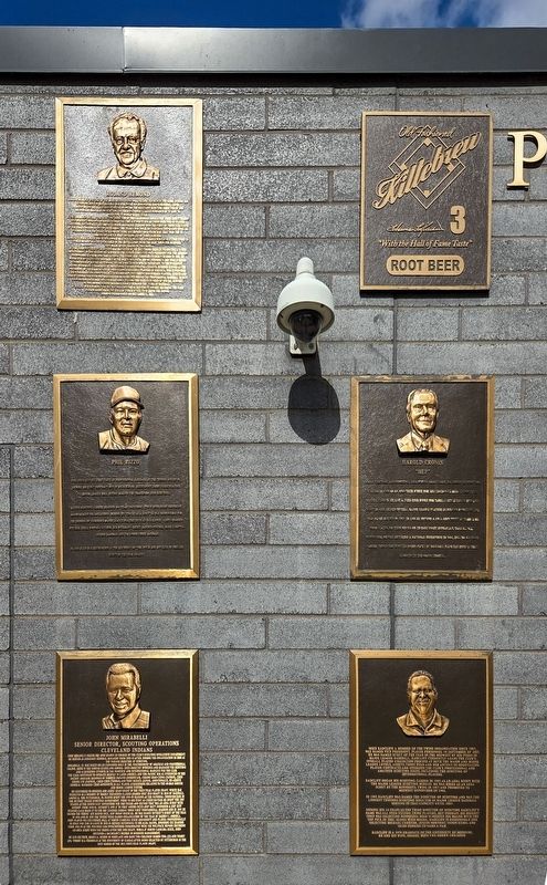Mike Radcliff Marker (bottom right) at the Professional Baseball Scouts Hall of Fame. Click for full size. Mike Radcliff Marker (bottom right) at the Professional Baseball Scouts Hall of Fame image. Click for full size.