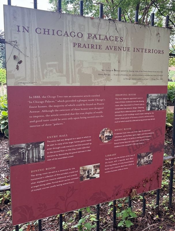 In Chicago Palaces Marker. Click for full size. In Chicago Palaces Marker image. Click for full size.