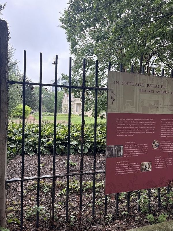 In Chicago Palaces Marker at Chicago Women's Park. Click for full size. In Chicago Palaces Marker at Chicago Women's Park image. Click for full size.