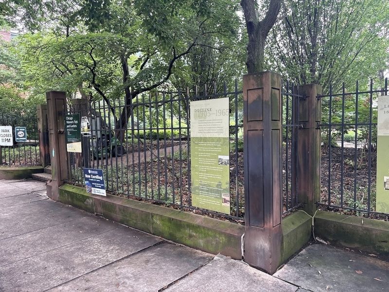 Lost Houses of Prairie Avenue: 1800-1900 Blocks (West Side) Marker, on the right. Click for full size. Lost Houses of Prairie Avenue: 1800-1900 Blocks (West Side) Marker, on the right image. Click for full size.