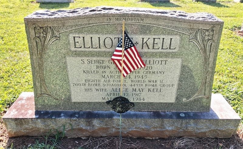 S. Sergt Glenn O. Elliott Marker. Click for full size. S. Sergt Glenn O. Elliott Marker image. Click for full size.