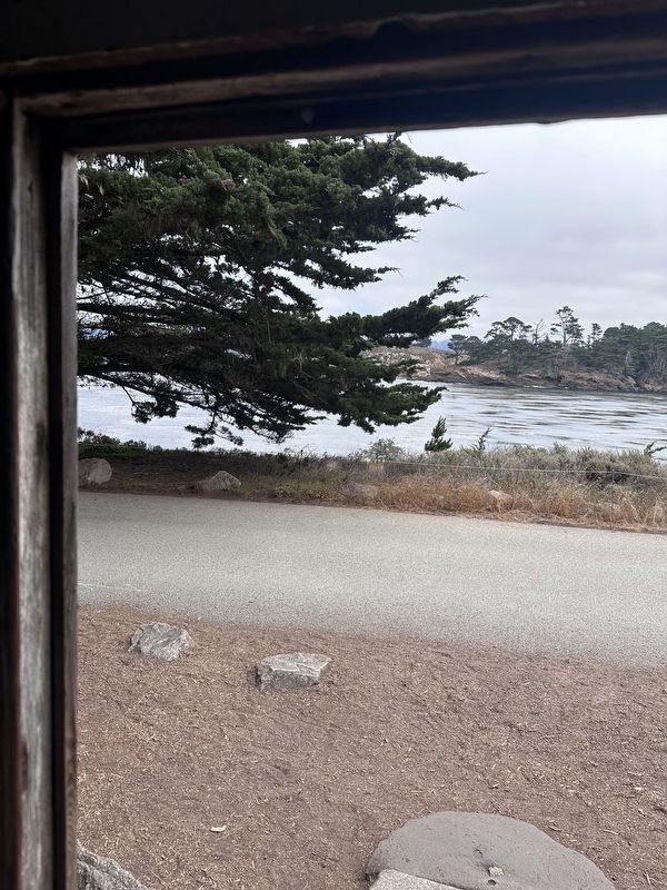 View from Inside Whalers Cabin. Click for full size. View from Inside Whalers Cabin image. Click for full size.